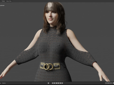 Dakota Johnson Modelo 3D