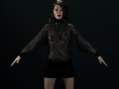 Lena Headey Modelo 3D
