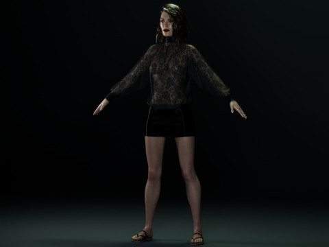 Lena Headey Modelo 3D