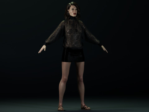 Lena Headey Modelo 3D