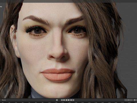 Lena Headey Modelo 3D