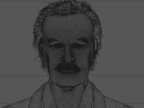 Stan Lee Model 3D