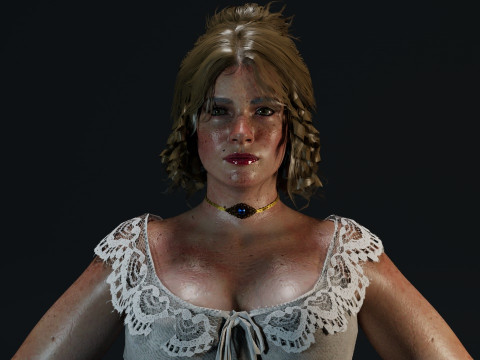 Karen Jones 3D-Modell