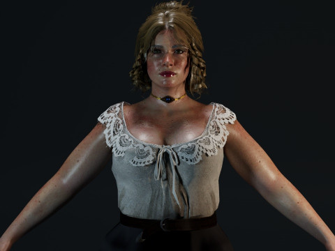 Karen Jones 3D-Modell