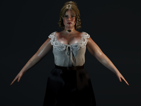 Karen Jones 3D-Modell