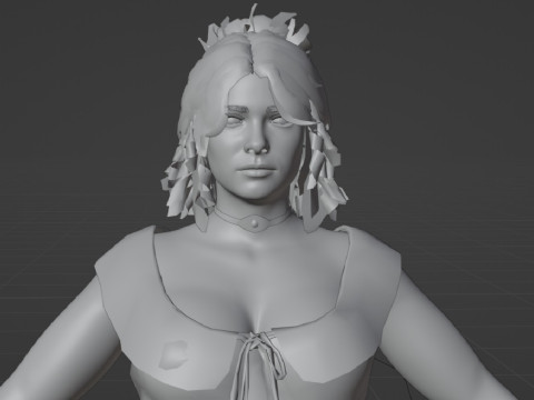 Karen Jones 3D-Modell