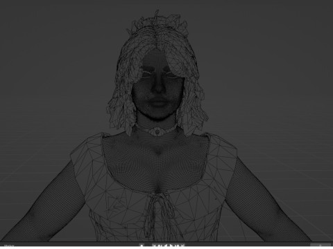 Karen Jones 3D-Modell