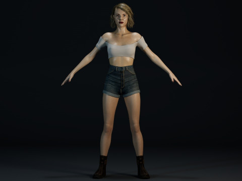 Sophia Di Martino 3D मॉडल