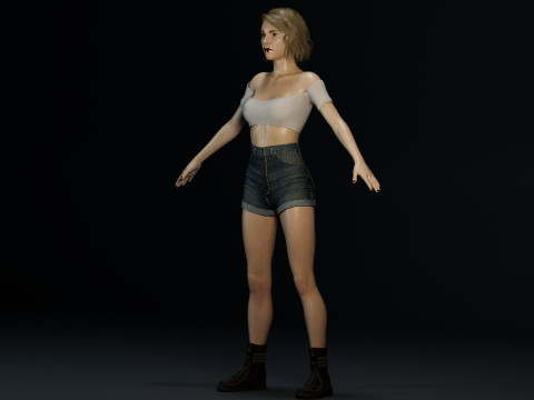 Sophia Di Martino 3D मॉडल
