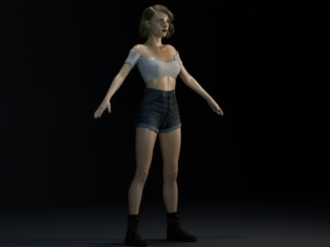 Sophia Di Martino 3D मॉडल