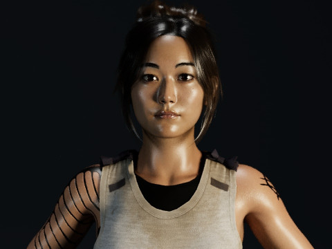Dani Nakamura Modello 3D