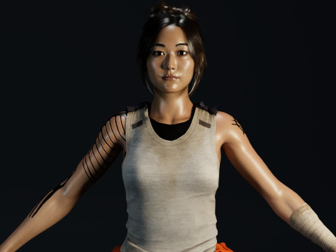 Dani Nakamura Modello 3D