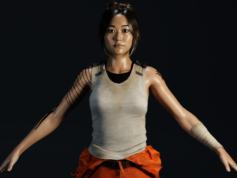 Dani Nakamura Modello 3D