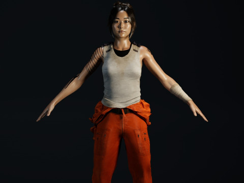 Dani Nakamura Modello 3D