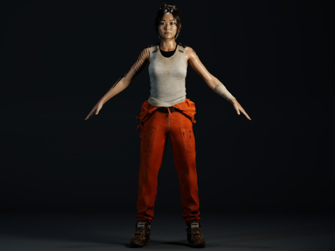Dani Nakamura Modello 3D