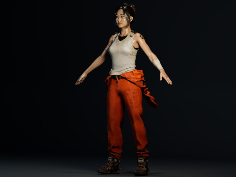Dani Nakamura Modello 3D