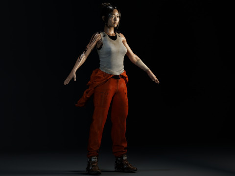 Dani Nakamura Modello 3D