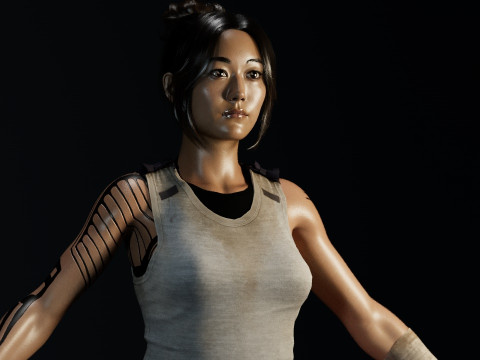 Dani Nakamura Modello 3D