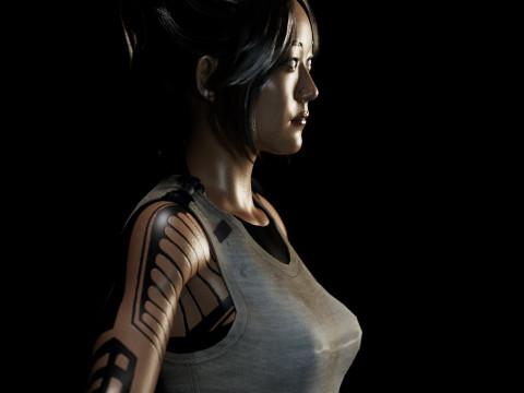 Dani Nakamura Modello 3D