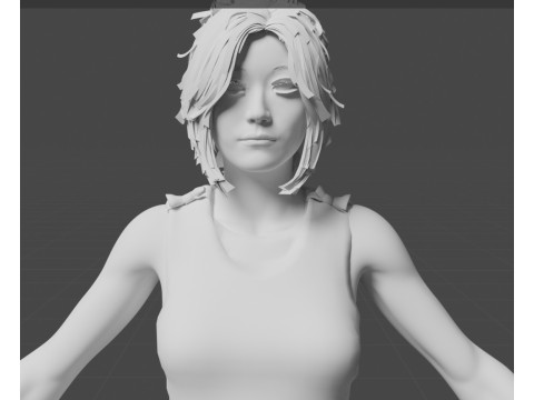 Dani Nakamura Modello 3D