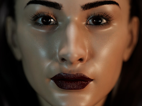 Christian Serratos Modello 3D
