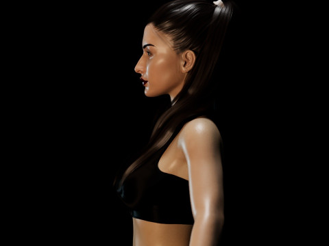 Christian Serratos Modello 3D