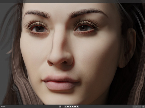 Christian Serratos Modello 3D