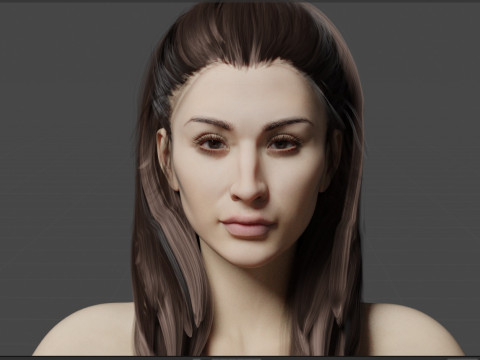 Christian Serratos Modèle 3D