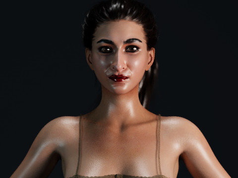 Alba Flores 3D Model