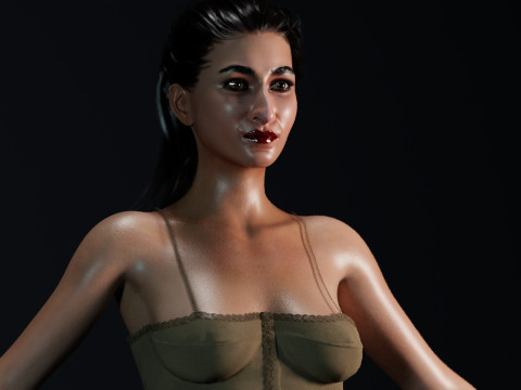 Alba Flores 3D Model