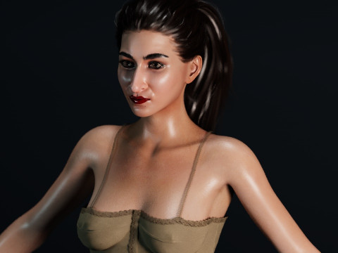 Alba Flores 3D Model