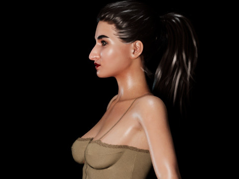 Alba Flores 3D Model