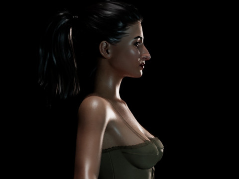 Alba Flores 3D Model