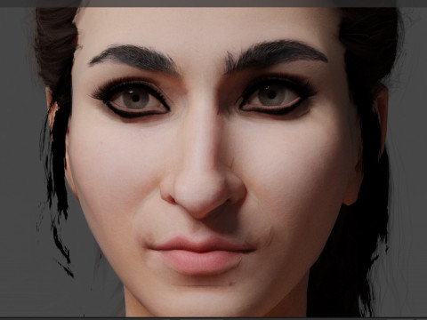 Alba Flores 3D Model
