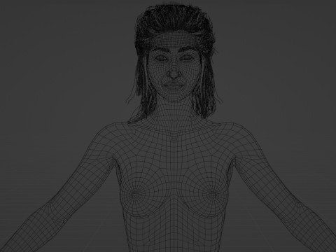 Alba Flores 3D Model
