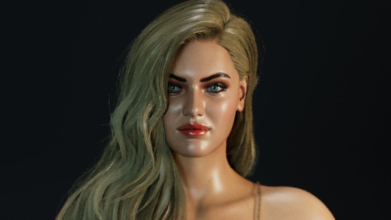 Candice Swanepoel 3D Model .c4d .max .obj .3ds .fbx .stl .blend 