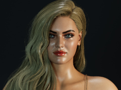 Candice Swanepoel 3D Model