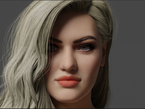 Candice Swanepoel 3D Model