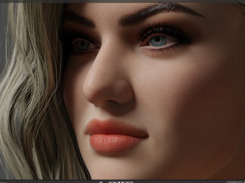 Candice Swanepoel 3D Model