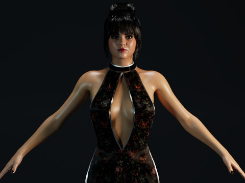 Christina Ricci 3D मॉडल