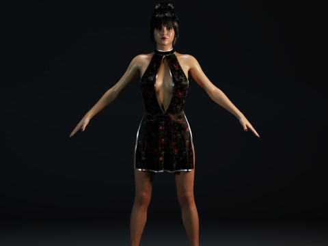 Christina Ricci 3D मॉडल