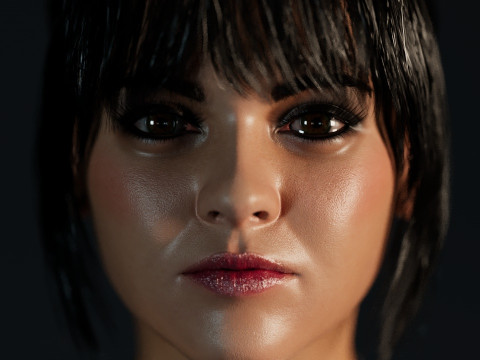 Christina Ricci 3D मॉडल