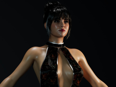 Christina Ricci 3D मॉडल