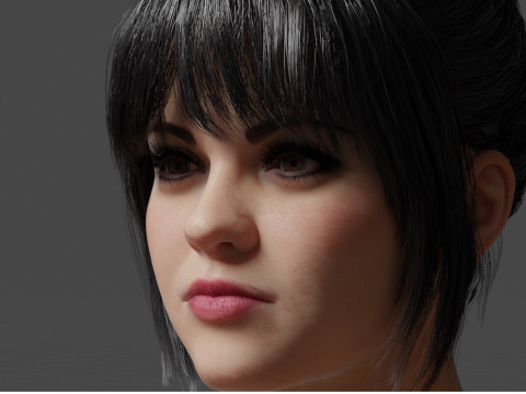 Christina Ricci 3D मॉडल