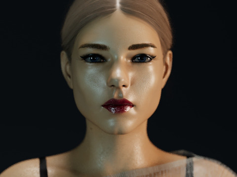 Lea Seydoux 3D-Modell