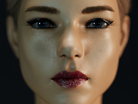 Lea Seydoux 3D Модель