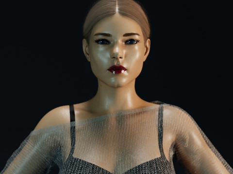 Lea Seydoux 3D Модель