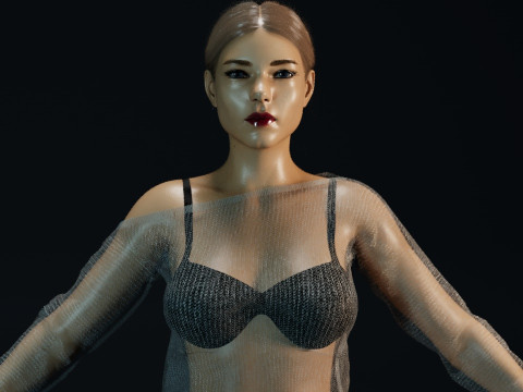 Lea Seydoux 3D Модель