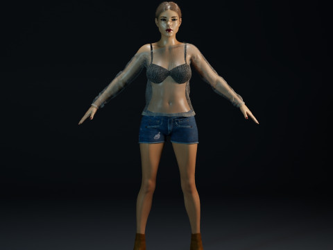 Lea Seydoux 3D Модель