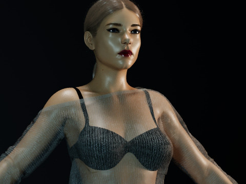 Lea Seydoux 3D Модель